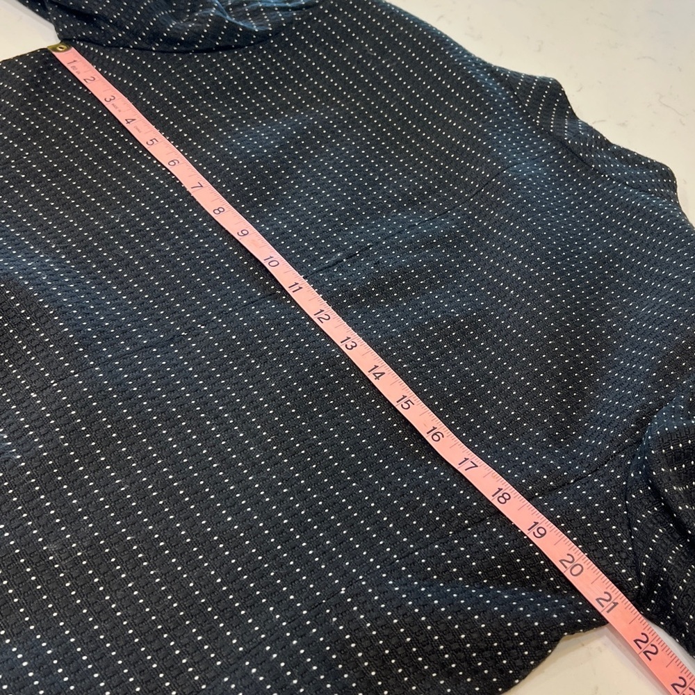 Austin Reed Black White Textured Dot Collarless Blazer Size 12 - Picture 11 of 11